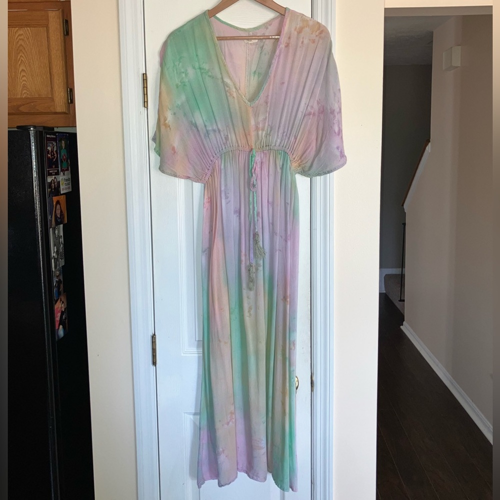 World Market Tie Dyed Maxi Dress